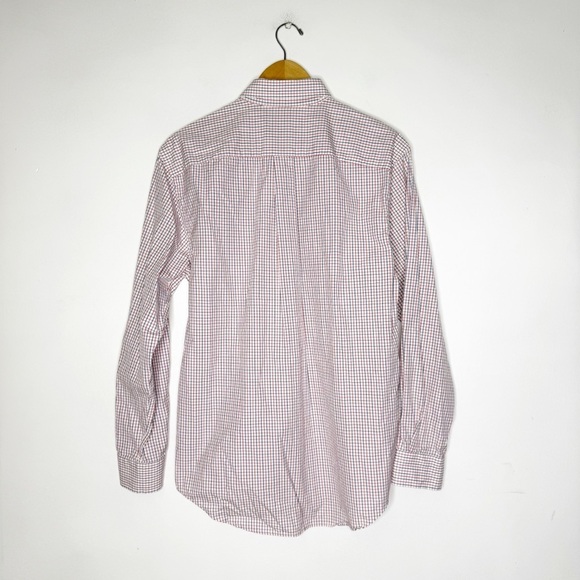 Vineyard Vines Classic Men's Red and Blue Checkered Shirt Long Sleeve Size Small - Picture 2 of 6